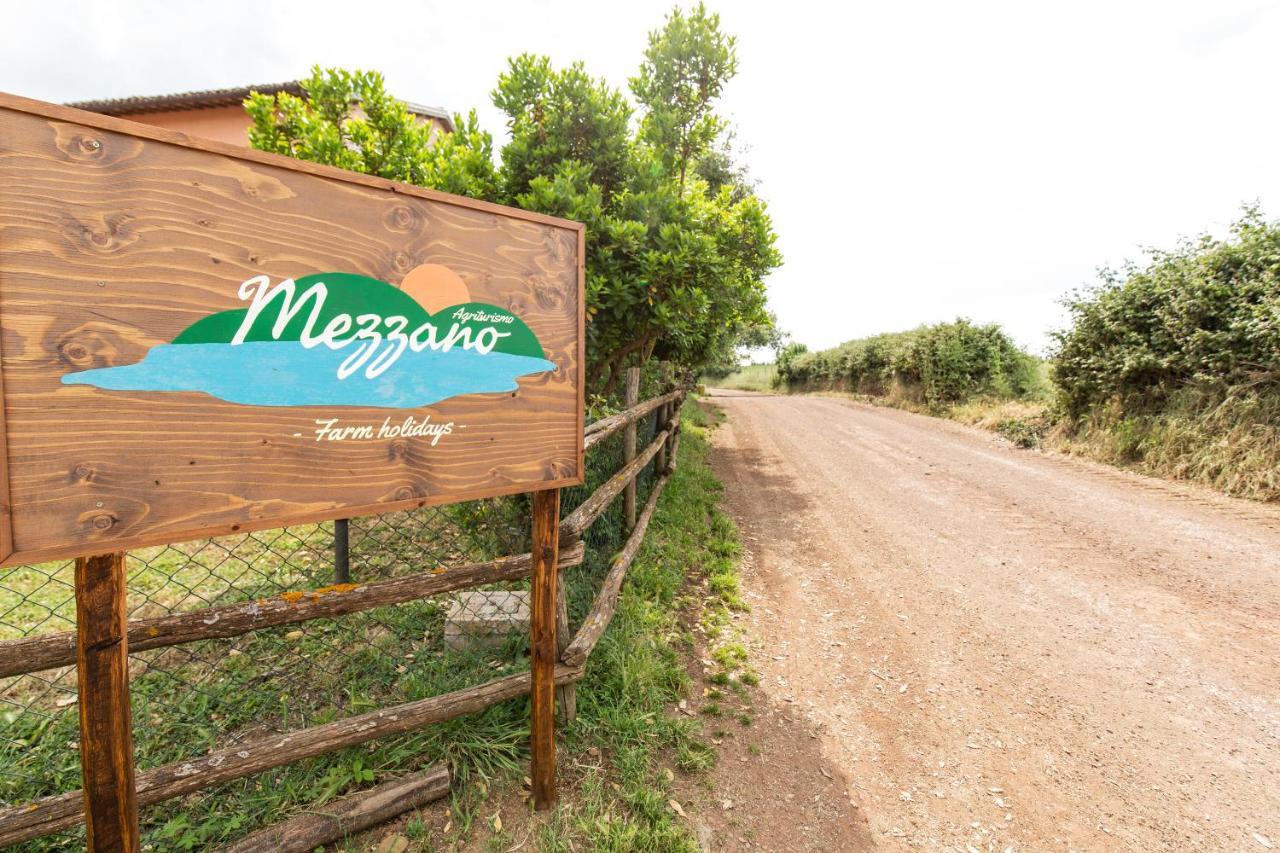 Agriturismo Lago Di Mezzano Valentano Bagian luar foto